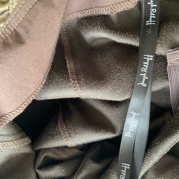 Joseph Ribkoff Bronze/Brown Metallic Trumpet Midi Skirt Size 8 - Picture 9 of 9